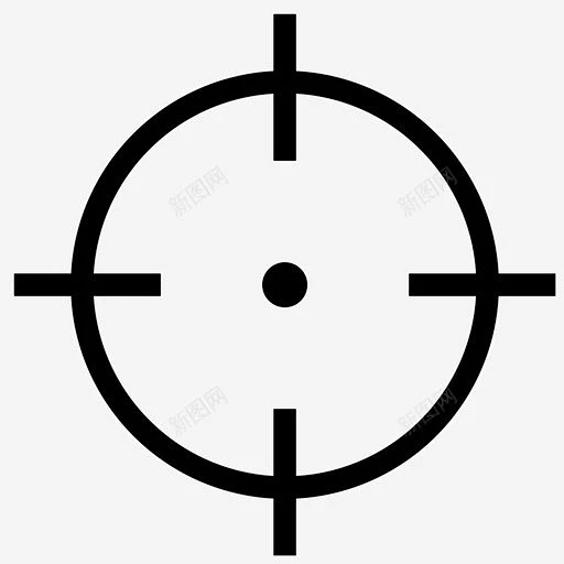 十字准线焦点组狩猎图标 红灯 icon 标识 标志 UI图标 设计图片 免费下载 页面网页 平面电商 创意素材-花瓣网
