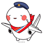 大阪国际航空正式为新吉祥物取名「空酱(そらやん)」，这是个连飞机都要卖萌的国家...