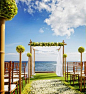 outside wedding ceremony