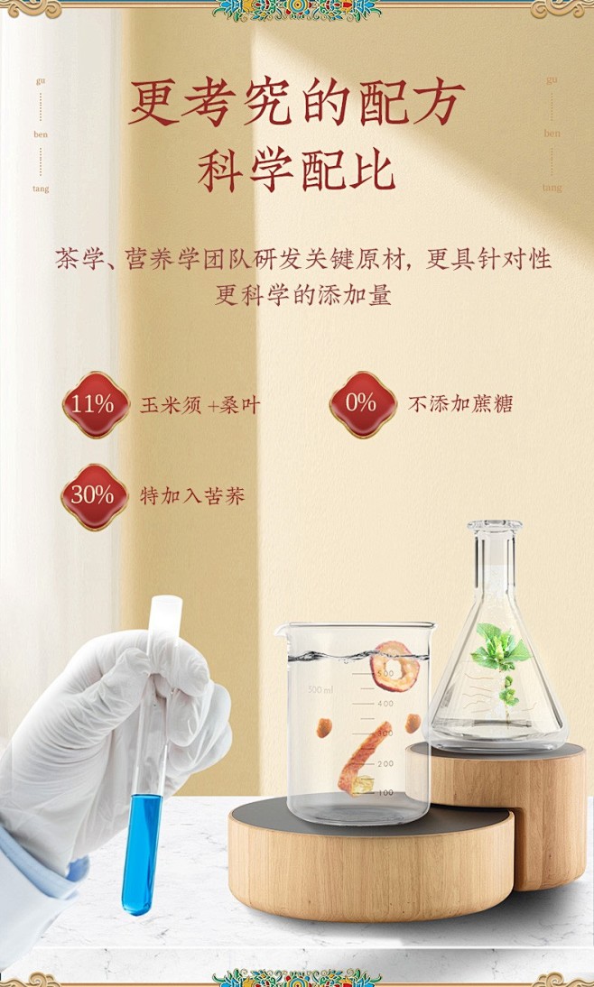 固本堂 玉米须桑叶茶苦荞陈皮山楂菊花降栀...