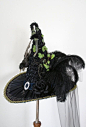 Victorian Witch Hat by Studio Sisu | 女巫帽细节还是蛮丰富的。 ​​​​