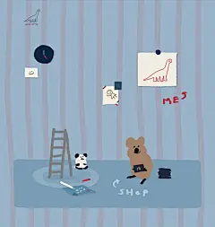 韩国jeongo innerside ins风手绘手帐胶带贴纸追星咕卡手帐装饰-淘宝网