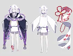 阴阳师手游 般若 同人图 插画 壁纸 | 《百绘罗衣》般若 | 半次元-第一中文COS绘画小说社区