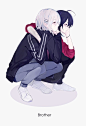 #轉推# #刀剣乱舞# #鲶尾藤四郎# #骨喰藤四郎# 脇差兄弟啊啊啊啊！！！！ ​​​​