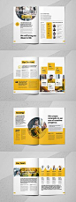 InDesign Business Brochure Template #brochure #template #brochuretemplates #indesign #templates #layout #editorial #corporate #business