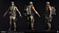 Ghost Recon : Breakpoint - Characters, Jake Waddington : Ghost Recon : Breakpoint characters created alongside colleagues and myself. For the Heavy I worked alongside Arthur Gatineau, his portfolio below:

https://www.artstation.com/arthurgtn

As for Fixi