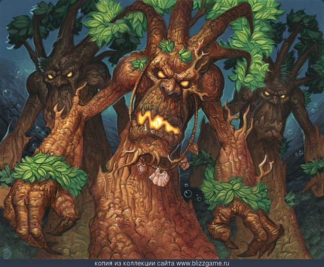 德鲁伊亡语后的树人