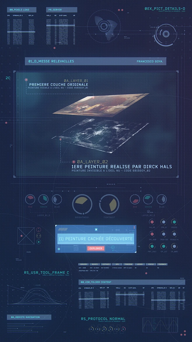 GOYA - Interactive installation : Motion Graphics elements from user ...