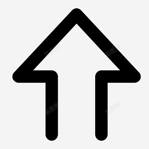 向上箭头顶部上升图标 标识 标志 UI图标 设计图片 免费下载 页面网页 平面电商 创意素材