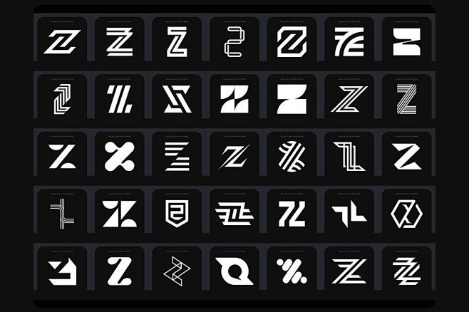 35 Letter Z Logos Vector Bundle