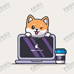 可爱秋田犬矢量卡通画儿童插画 【酷图网】可爱,秋田犬,柴犬,宠物,保护动物,动物,插画,儿童插画,矢量,儿童画,北欧风,简笔画,卡通,设计,EPS