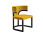 Nora by MOBILFRESNO-ALTERNATIVE : Upholstered armchair. Wooden legs availables in oak and walnut.

H:75 L:56 F:54 Detailed informations about product Nora by MOBILFRESNO-ALTERNATIVE with informations about addresses of retailers, pi…