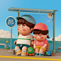 Sound on - Summer vacation
기다리는 건 너무 힘들어
(침착해~ 침착해~)
-
Waiting is so boring.
.
.
#traveler #summervacation #travelcouple #cuteness #kawaii #3danimation #loopanimation #b3d #funny #carrygrow