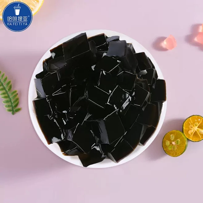 烧仙草冻成品奶茶店专用仙草果冻鸡蛋布丁免煮即食青提冻桂花茶冻t