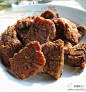 美食菜谱 【DIY秘制牛肉干】1、牛肉洗净切块；2、清…