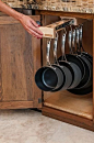 space saving ideas and storage organization for all types of modern kitchen designs.: 