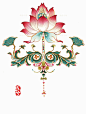 国风纹样设计莲花纹 - 小红书