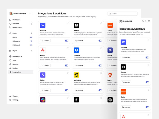 Integrations & workf...