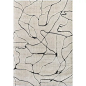 Cadence Contemporary Marble Cream Area Rug, 2 of 8