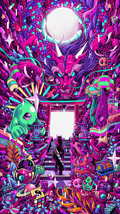 九橘Er采集到场景插画