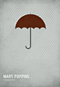 "Mary Poppins" by Christian Jackson.  Discover more minimalist art at www.imagekind.com!