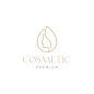 Beauty care skin hair face women drop water minimalist line logo design icon vector illustration