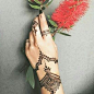 海娜与花
微博@尼尔印度手绘 微信号：henna－st