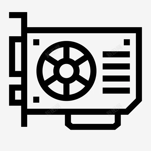 gpu卡计算机图标 UI图标 设计图片 免费下载 页面网页 平面电商 创意素材-花瓣网