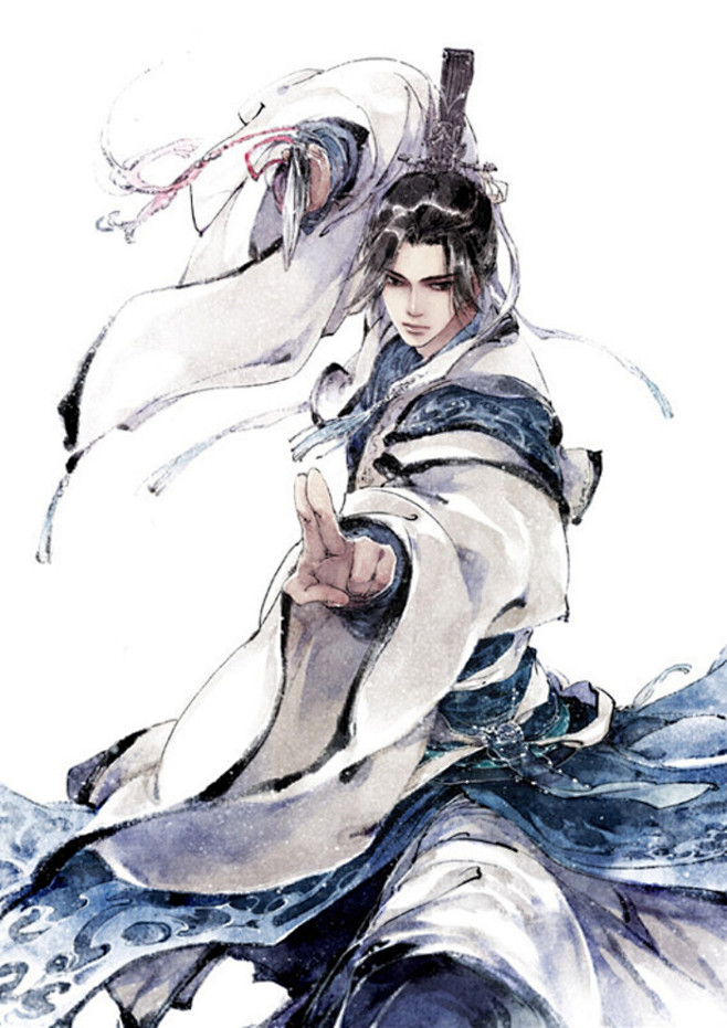 晨钟暮鼓古风漫画插画古风古意谁许你一世芳华绘画手绘一顾倾人城再顾