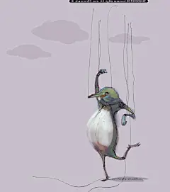 shannon03  的插画 木偶鸟