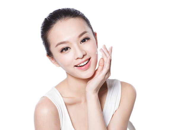 高清摄影美肤化妆品海报模特