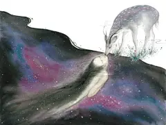 sheep 水墨情节_插画_新浪轻博客