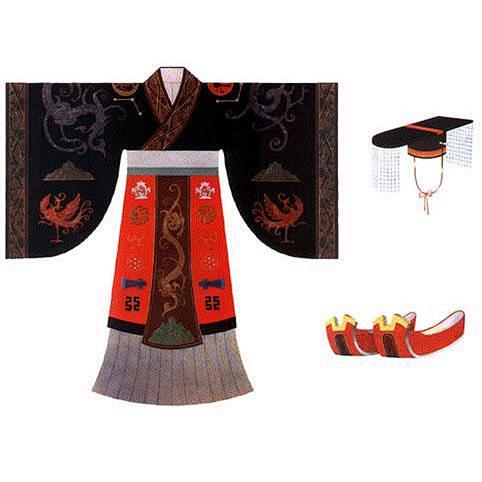 汉代皇帝冕服_百度百科 : 冕冠，是古代帝王臣僚参加祭祀典礼时所戴礼冠。用作皇帝、公侯等所穿的祭服。冕冠的顶部，有一块前圆后方的长方形冕板，冕 ...