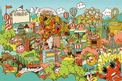 #商业插画##动漫##卡通##子弹zitanHe##原创##壁纸#