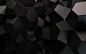 黑色质感高清背景素材 超大图 1920以上3D abstract black dark geometry wallpaper (#2501884) / Wallbase.cc