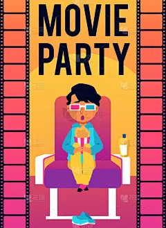 儿童电影海报设计。