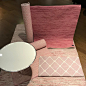 Think pinkvårens mattor i olika kvalité !trevlig helg#pink#diffrentdesign#matttema#pappelina#rug#tiptop#design#kartell#plastic#interiordesign#@gorengs