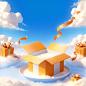 00008-4096711488-cartoon rendering,(warm tone),cartoon,soft light,clay texture,3d,rending,soft light,soft edge,hazy edge light,_empty orange box,