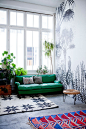 Wallpaper By Bien Fait + Parisian Home Of Cécile Figuette