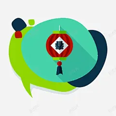 春节灯笼图标 平面电商 创意素材