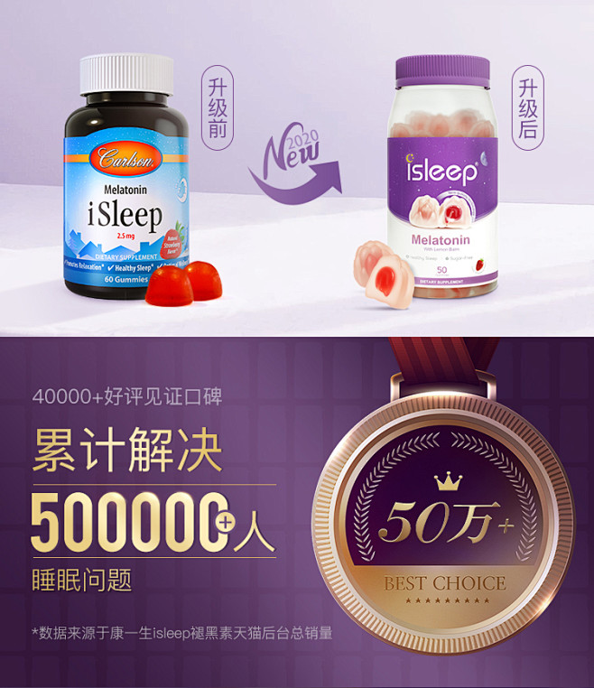 【新品】iSleep爱丽丝流心睡眠糖康一...