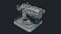Sci-fi_turret, Philip Buckland : A study in tank type sci fi/hard surface modeling
