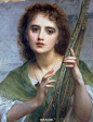 英国Edward Robert Hughes的唯美人物油画-3
