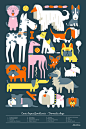 SCHOOL POSTERS : School posters on fabric by Loulou & Tummie