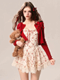 ローズフローラルフレンチレースキャミソールドレス【予約商品】 – Belchic