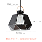 北欧后现代简约餐厅咖啡厅饭馆吊灯复古工业风网咖铁艺马卡龙灯具-淘宝网