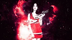 日韩美女帅哥明星红黑艺术设计壁纸