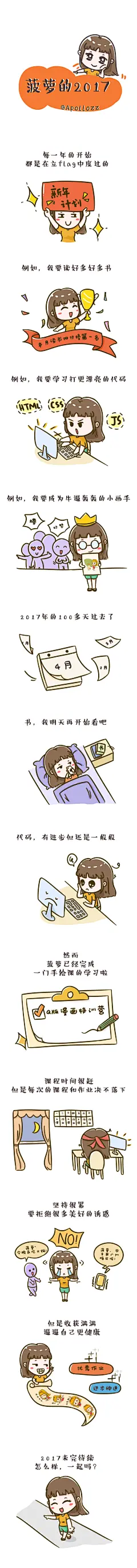小光手绘班学员-阿菠萝条漫作业