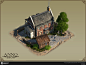 ANNO 1800 residence tier 2 3D, Rolf Bertz : Hi guys, this is one of the many many buildings I modelt for Anno 1800.
It is a  real-time strategy city building so the restrictions were pretty high. I used a 768‬x768‬ texture for the building and another one