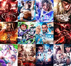 130款国外篮球足球赛车网球橄榄球体育赛事音乐赛博酸性Y2K风格PSD海报源文件模板素材 Supreme Sports Psd Pack by flyerbundlepro插图2